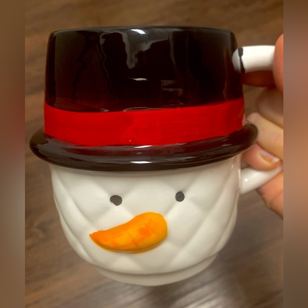Frosty Snowman Mug Microwave Safe